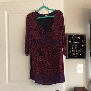 boho hollister dress worn once